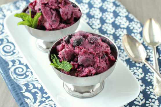 Low-Fat Berry Blue Frozen Dessert